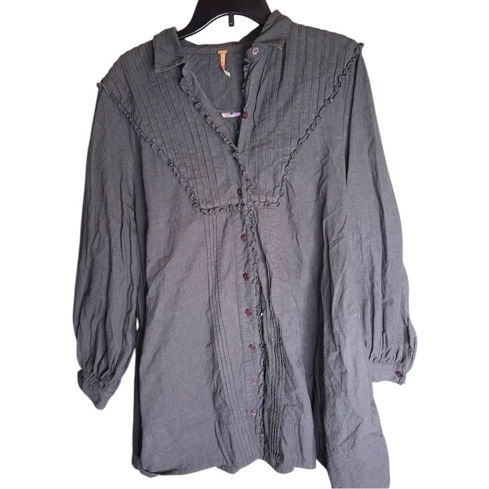 ▶️ FREE PEOPLE ◀️ Cherry Mini Dress / Black - Picture 5 of 16